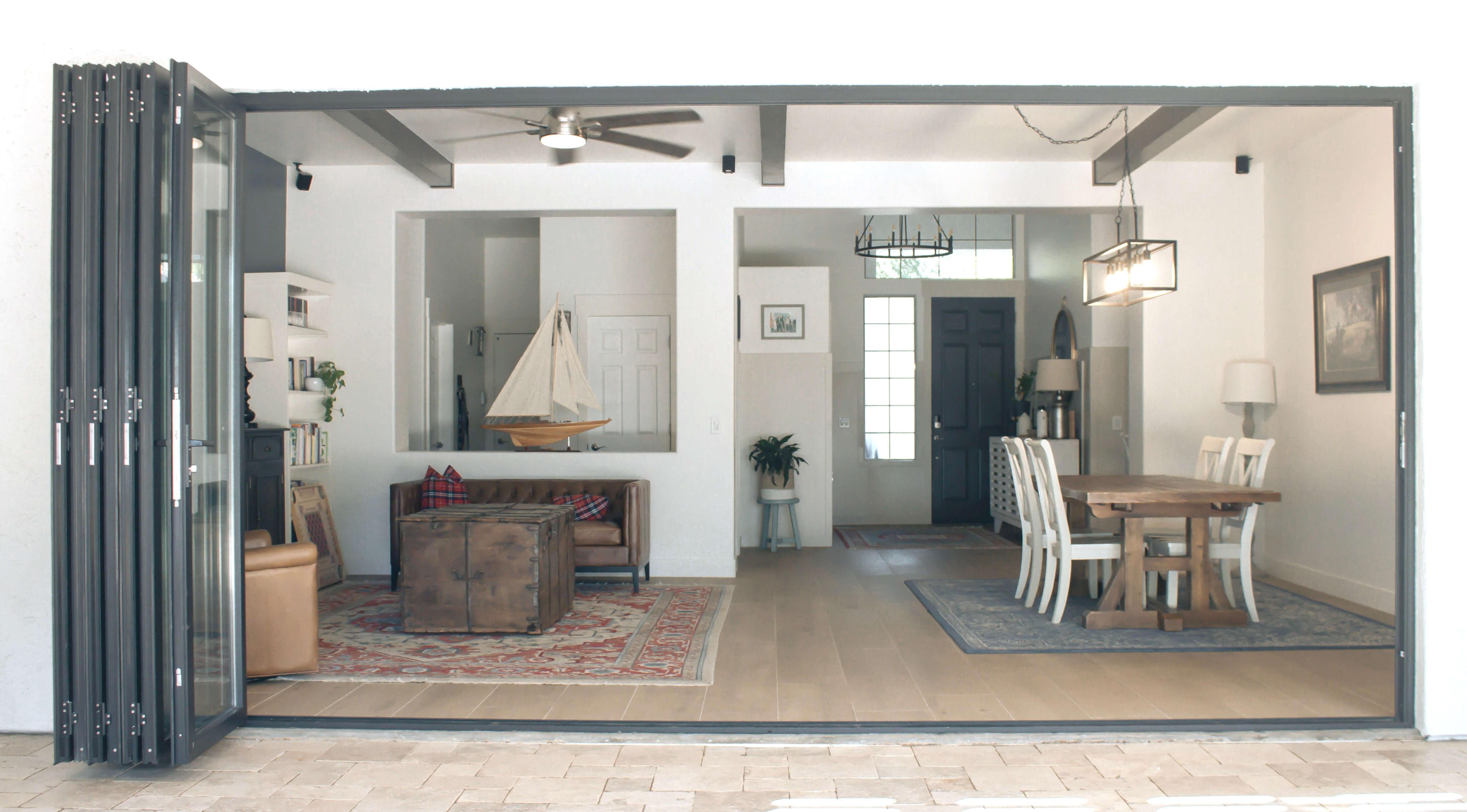 Florida (Sarasota & Fort Lauderdale): Embrace the Ultimate Indoor-Outdoor Lifestyle with Accordion Doors and Pass-Through Windows