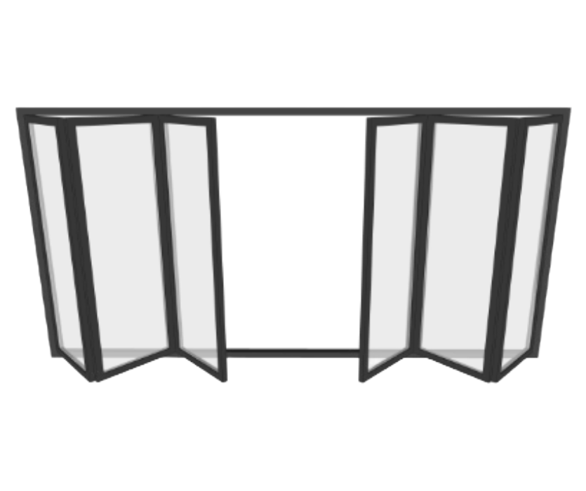 Outlook Bifold Door combining elegance and functionality, perfect for modern living spaces.