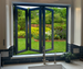 Outlook Folding Window with a sleek bifold design, offering a contemporary solution for improved airflow and light.